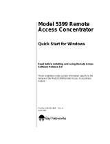 Bay Networks 5399 Quick start guide