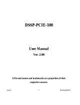 Quatech DSSP-PCIE-100 User manual