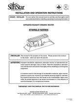 SunStar STARGLO SERIES Installation And Operation Instructions Manual