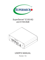 Supermicro SuperServer E100-8Q User manual