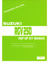 Suzuki RGV250 1989 User manual
