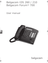 BELGACOM IDS 210 User manual