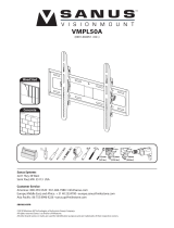 Sanus VisionMount VMPl50A User manual