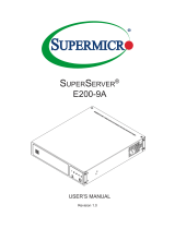 Supermicro SuperServer E200-9A User manual