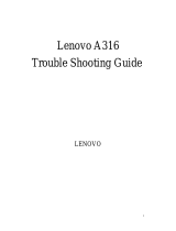 Lenovo A316 Troubleshooting Manual