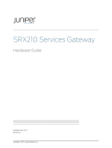 Juniper SRX210 - HARDWARE GUIDE REV 3 User manual