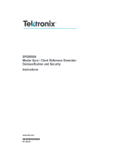 Tektronix SPG8000A Instructions Manual