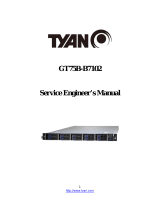 Tyan GT75B-B7102 Service Engineer's Manual