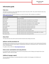 Lexmark CS410 series Information Manual