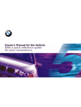 BMW SERIE 3 SPORT WAGON 2001 User manual