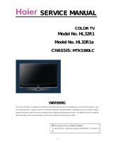 Haier HL32R1 - R-Series - 31.5" LCD TV User manual