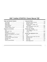 Cadillac 2007 STS Owner's manual