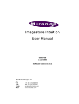 Miranda Imagestore Intuition+ User manual
