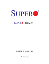 Supermicro PDSMA Plus User manual