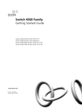 3com 4500 PWR 50-Port Getting Started Manual