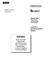 Liebert Power Supply 300 User manual