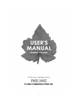 Planex FMX-24NZ User manual