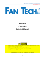 Fantech FTC-P-18-5 Technical Manual