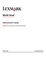 Lexmark MX6500E Administrator's Manual