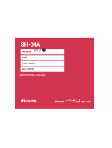 Docomo SH-04A User manual