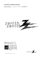 Zenith Z42PG10 and Installation guide