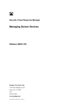 Juniper SECURITY THREAT RESPONSE MANAGER 2008.2 R2 - LOG MANAGEMENT ADMINISTRATION GUIDE REV 1 User manual