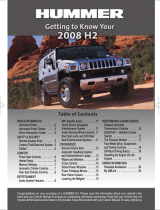 Hummer H2 2008 User guide