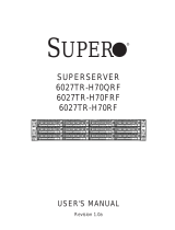 Supermicro 6027TR-H70RF User manual