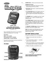 Radica Games 75006 Pocket BlackJack21 User manual