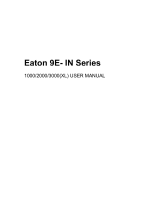 Eaton 9E-IN 2K XL User manual