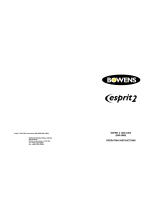 Bowens ESPRIT II 1000 Operating Instructions Manual