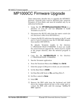 American Dynamics MegaPower ControlCener 1000 Firmware Upgrade Manual