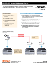 Edirol PR-50 Setup Instructions