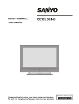 Sanyo CE32LD81-B User manual