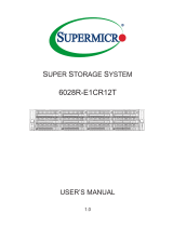 Supermicro 6028R-E1CR12T User manual