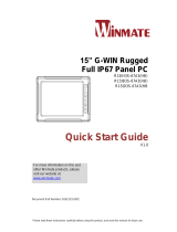 Winmate R15IB3S-67A3 Quick start guide