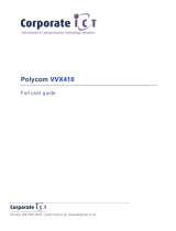 Polycom VVX 410 Series Full User Manual