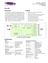 Miranda VEA-1002 Manual To Installation And Operation