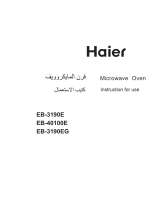 Haier EB-3190EGS Instructions For Use Manual