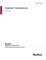 McAfee VCLCDE-AA-DA - VirusScan Command Line Scanner Standard User manual