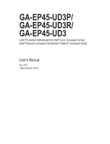 Gigabyte GA-EP45-UD3P User manual