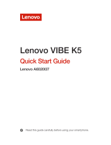 Lenovo Mobile Communication Technology Vibe K5 User manual