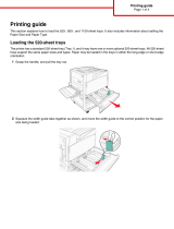 Lexmark 935dtn - C Color Laser Printer Printing Manual