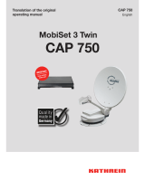 Kathrein MobiSet 3 Twin CAP 750 Operating instructions