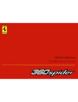 Ferrari 2002 360 Spider Owner's manual