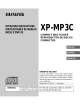 Aiwa XP-MP3C Operating Instructions Manual