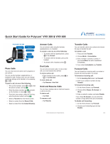 Polycom Integra VVX 500 Quick start guide