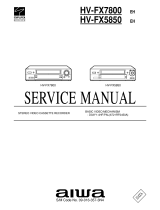 Aiwa HV-FX5850 - SERVICE User manual
