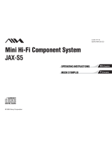 Aiwa JAX-S5 Operating Instructions Manual