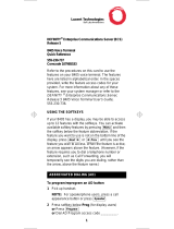 Lucent Technologies Voice Terminal 8405 Reference guide